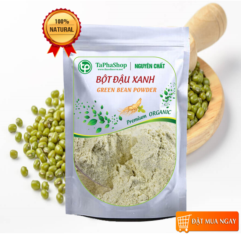 Bột đậu xanh nguyên chất 100g - Tấn phát