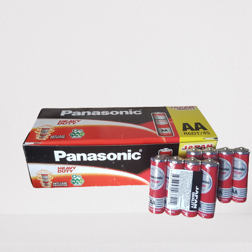 Bộ 4 viên Pin Panasonic thương hiệu Nhật chính hãng Hi Top Long Life1,5v R6DT/4S – Pin tiểu đỏ AA 5 Fox