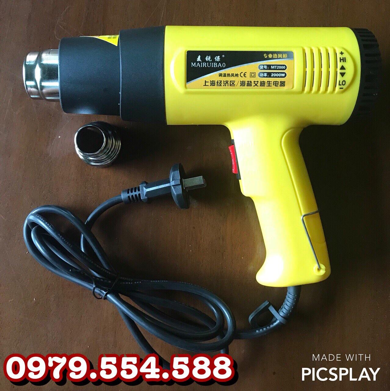 Máy co màng - máy khò màng co - máy bọc màng cầm tay