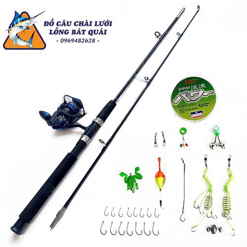 Bộ Cần Máy 2 khúc đặc ruột SHIMANO Máy YUMOSHI BK 7000 Tặng kèm 11 phụ kiện ( A Chung Đồ Câu )