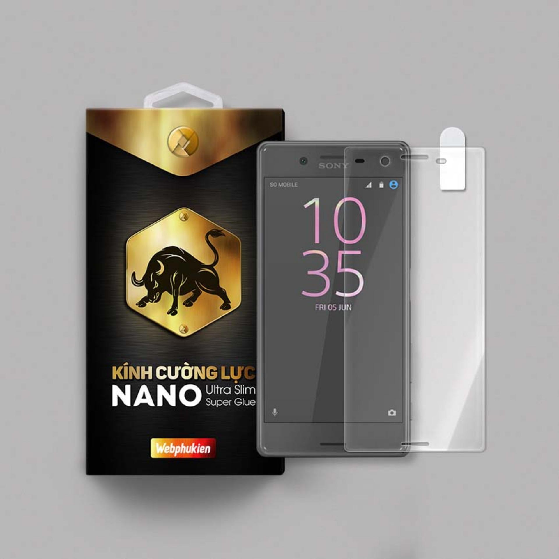 Miếng dán cường lực Webphukien cho Sony Xperia X F5122 Full 9H