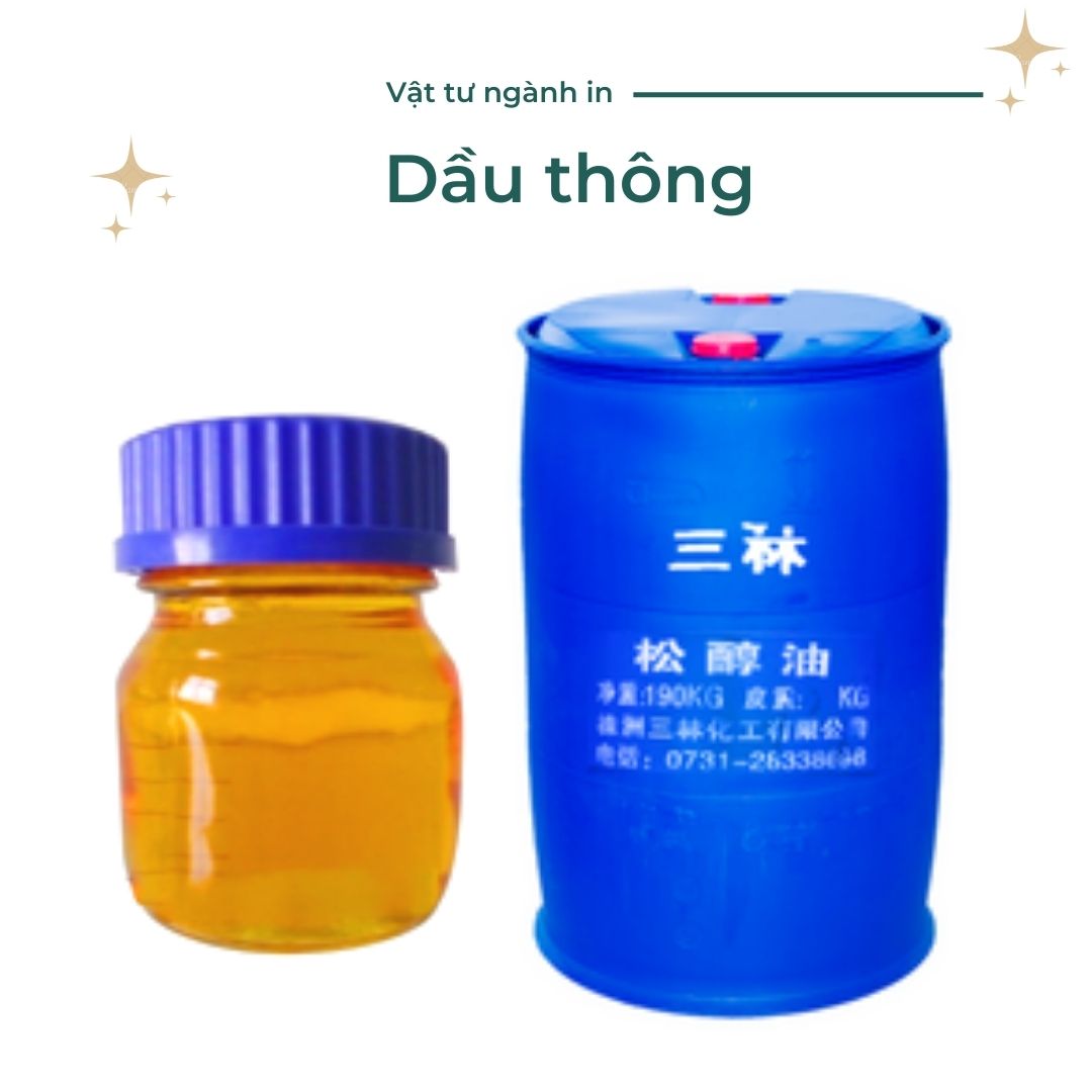 Dầu thông pha sơn dầu, rửa cọ, chất bôi trơn, khử mùi và khử trùng