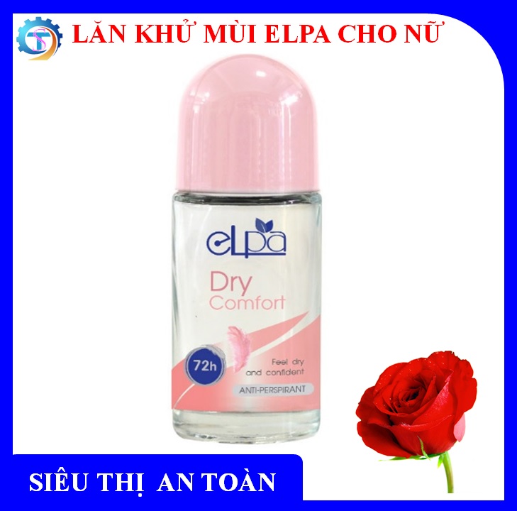 Lăn khử mùi hôi nách ELPA cho Nữ – Dry Comfort ( Khô Thoáng – Mịn Màng )