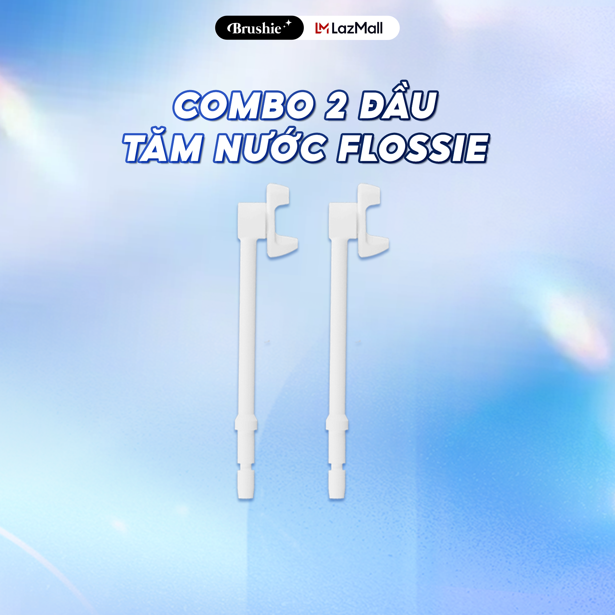 Combo 2 vòi phun 2 chiều thay thế cho máy tăm nước Flossie