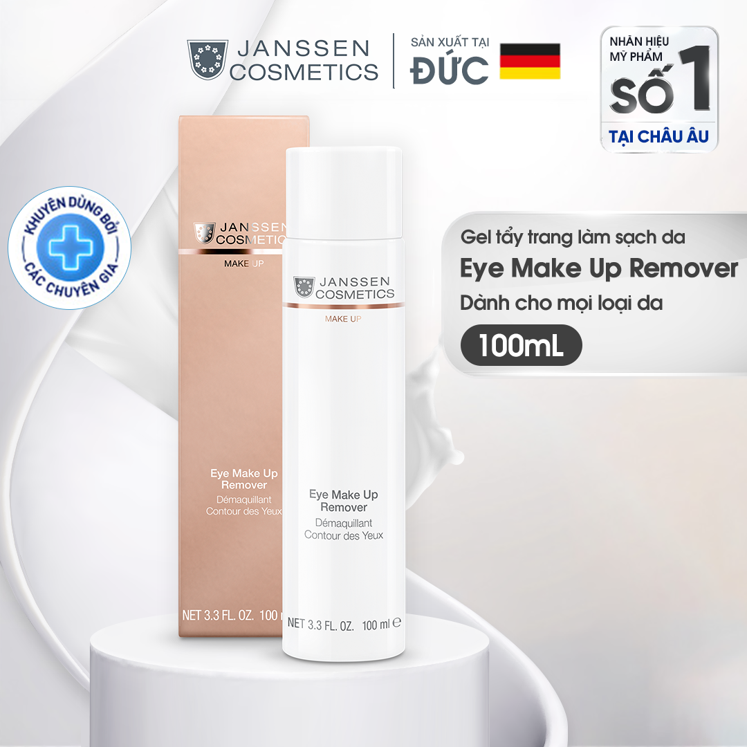 Gel tẩy trang Janssen Cosmetics Eye Make Up Remover 100ml