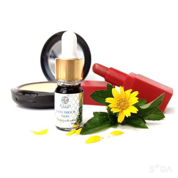 Serum trị mụn nám sẹo thâm rỗ tàn nhang Jullia Beauty (combo 2 chai) Dòng sản phẩm thiên nhiên hiệu quả