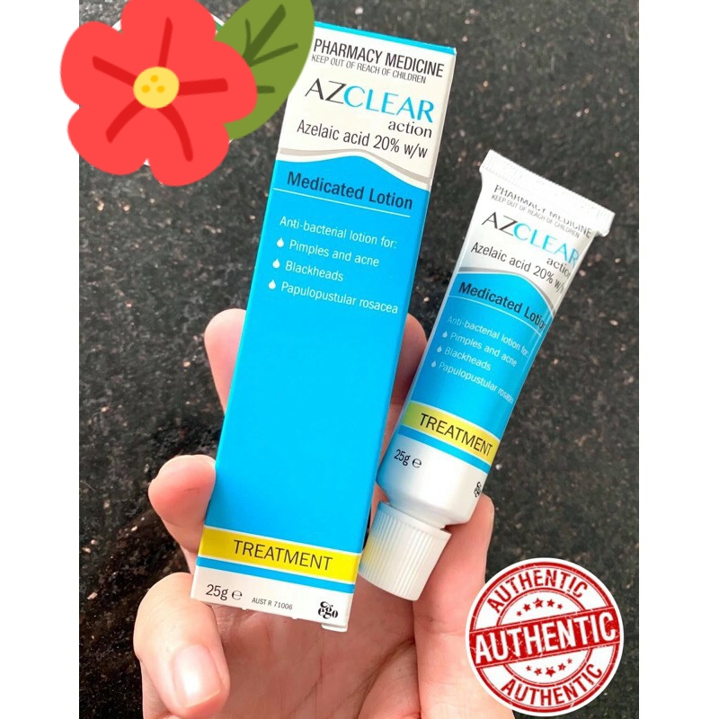 Kem AZCLEAR action lotion AZELAIC ACID 20% Úc 25gr (AZ Clear- Gian hàng chính hãng Úc)