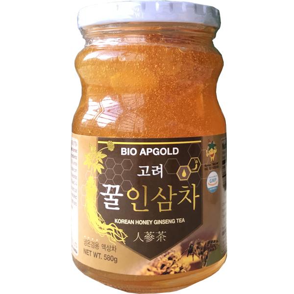 Sâm lát tươi ngâm mật ong Bio ApGold Hàn Quốc 580g