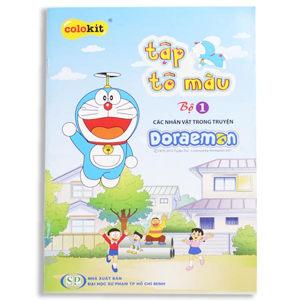 Combo 3  Tập tô màu Colokit Doraemon CB-07/DO