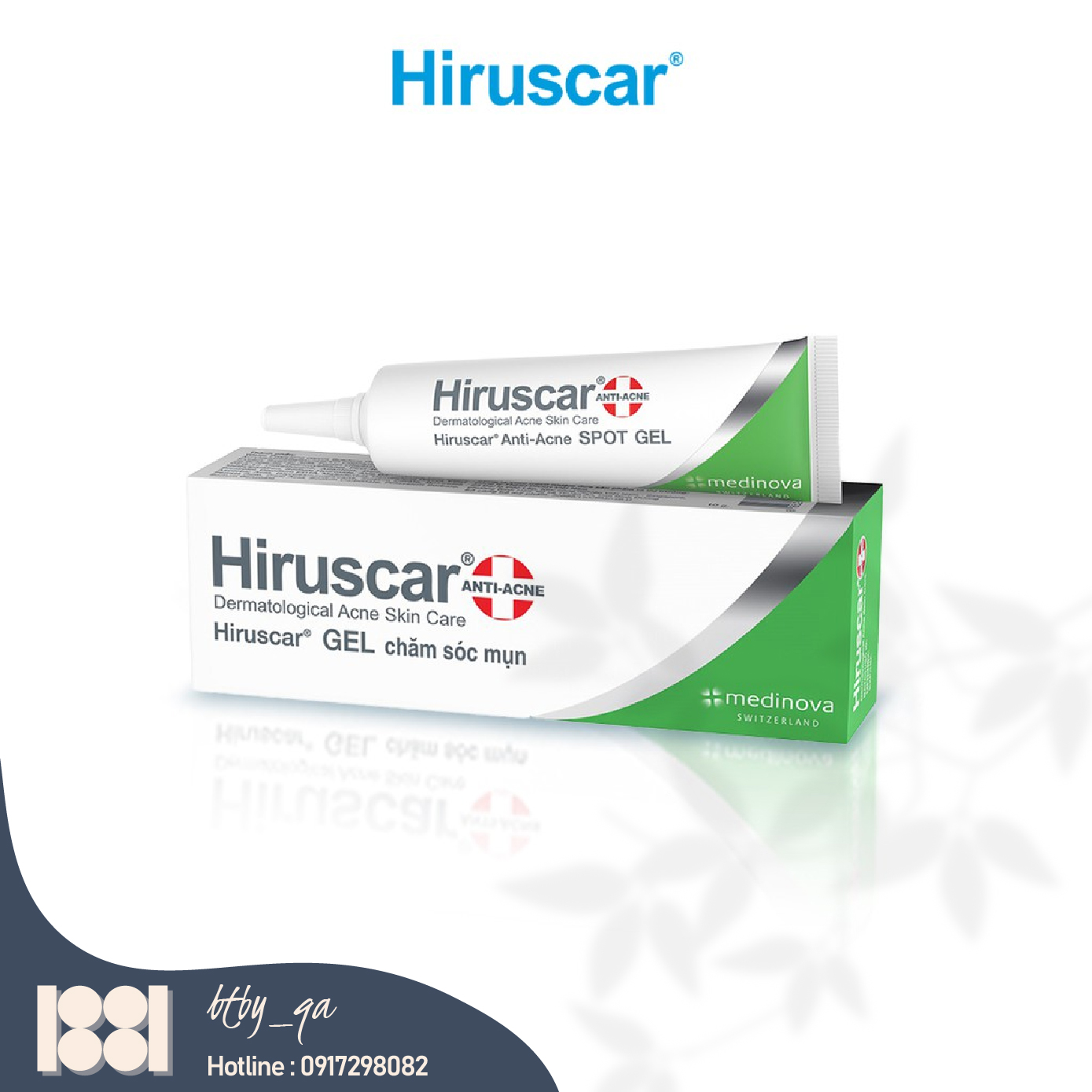 Gel chấm xử lý mụn Hiruscar Anti-Acne Spot Gel+ 10g