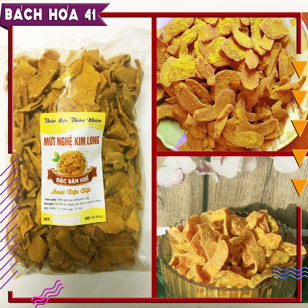 Mứt nghệ Kim Long Huế loại ngon đặc biệt 1Kg