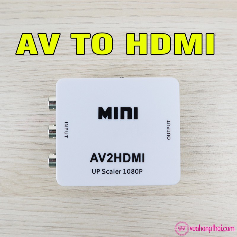 Bộ chuyển đổi av sang hdmi - mini av2hdmi scale up to 1080p