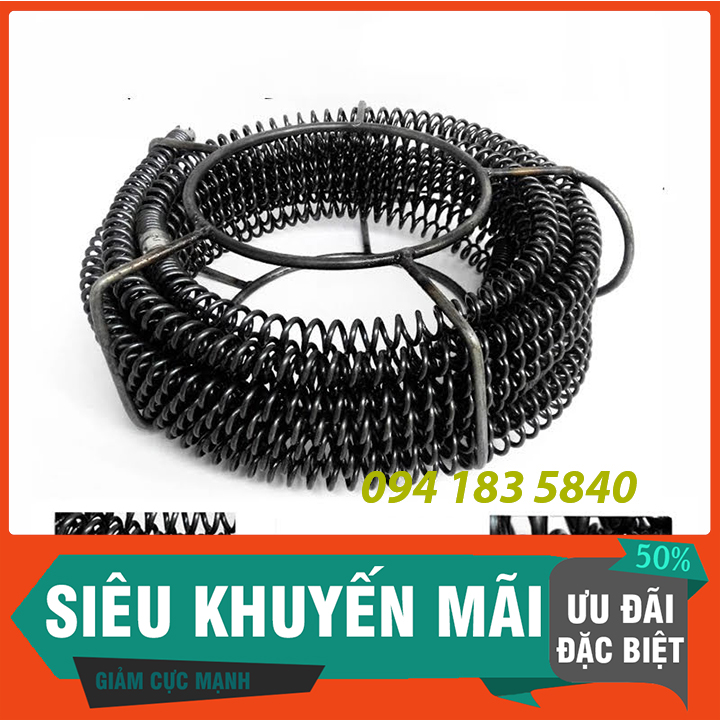 Đồ thông cống dùng dây lò xo D16💰FREESHIP💰thông tất cả các loại rác thải chi phí thấp hiệu quả tuyệt vời