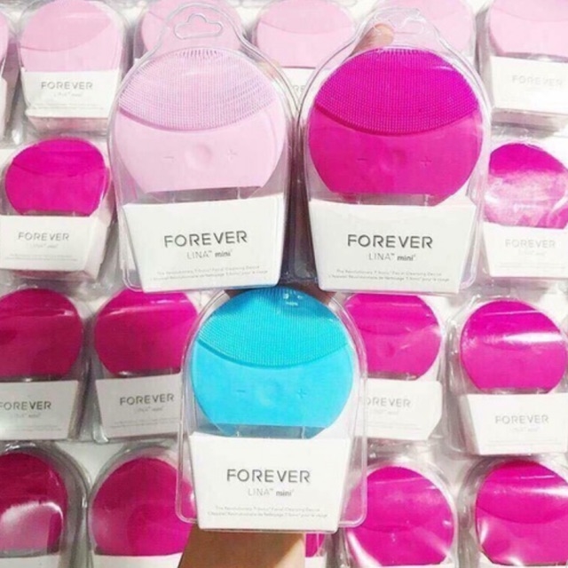 Máy rửa mặt sạc điện cầm tay Forever mini - Có kèm dây sạc - cực xinh