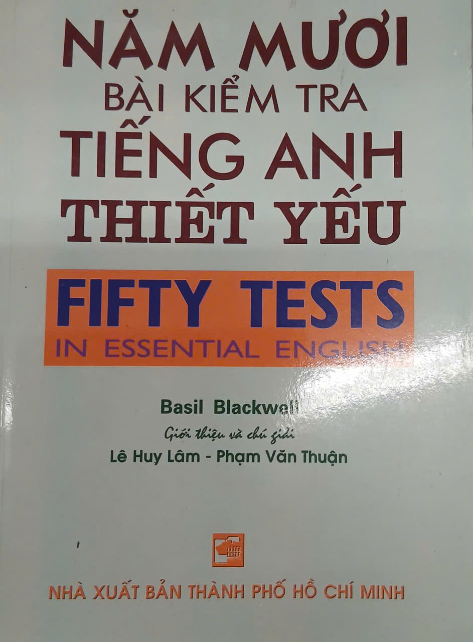 Sách - Năm mươi bài kiểm tra tiếng Anh thiết yếu