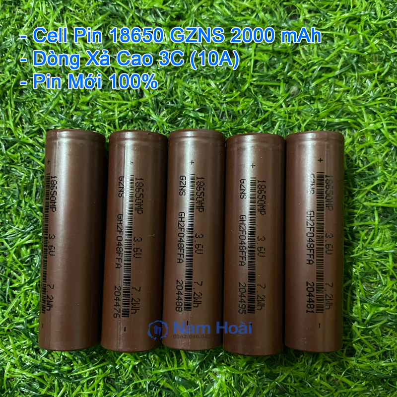 [HCM]Pin Lion 18650 - Pin 3v7 - cell pin laptop - dung lượng đủ 2000mAH 2600mAH