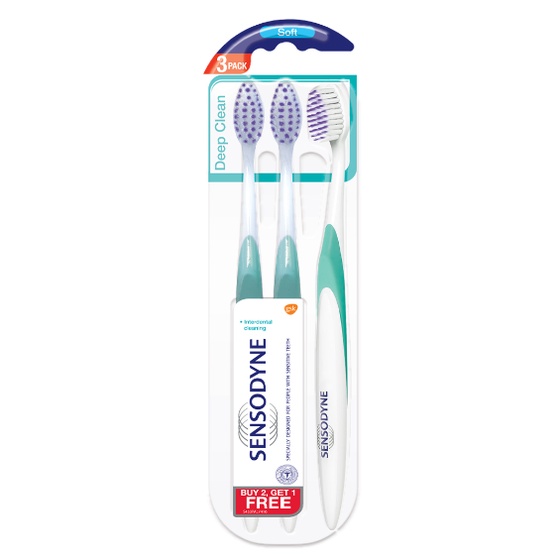 Bàn Chải Đánh Răng Sạch Sâu, Soft Toothbrush, Deep Clean, 3 Cái