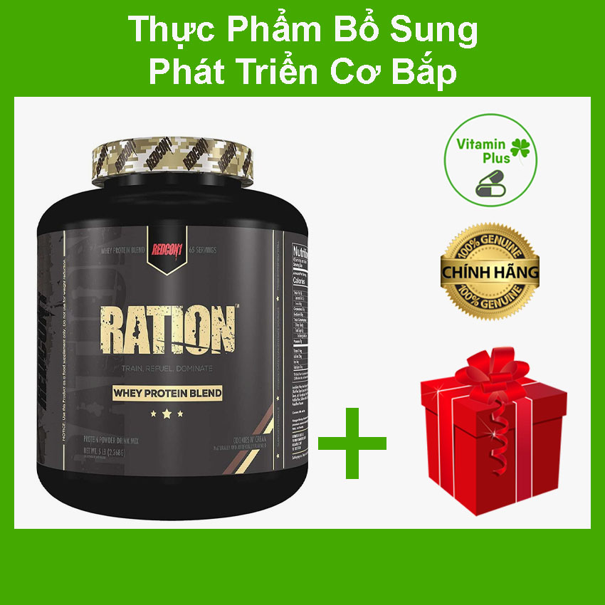 Sữa Tăng Cơ REDCON1 RATION WHEY 5lbs 2.27kg - Hỗ Trợ Phục Hồi và Phát