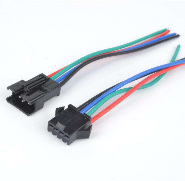 Combo 2 bộ Dây Giắc kết nối SM (đực cái có dây) 4P