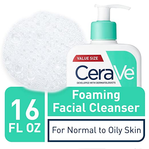 Sữa rửa mặt da dầu CeraVe Foaming Facial 473ml