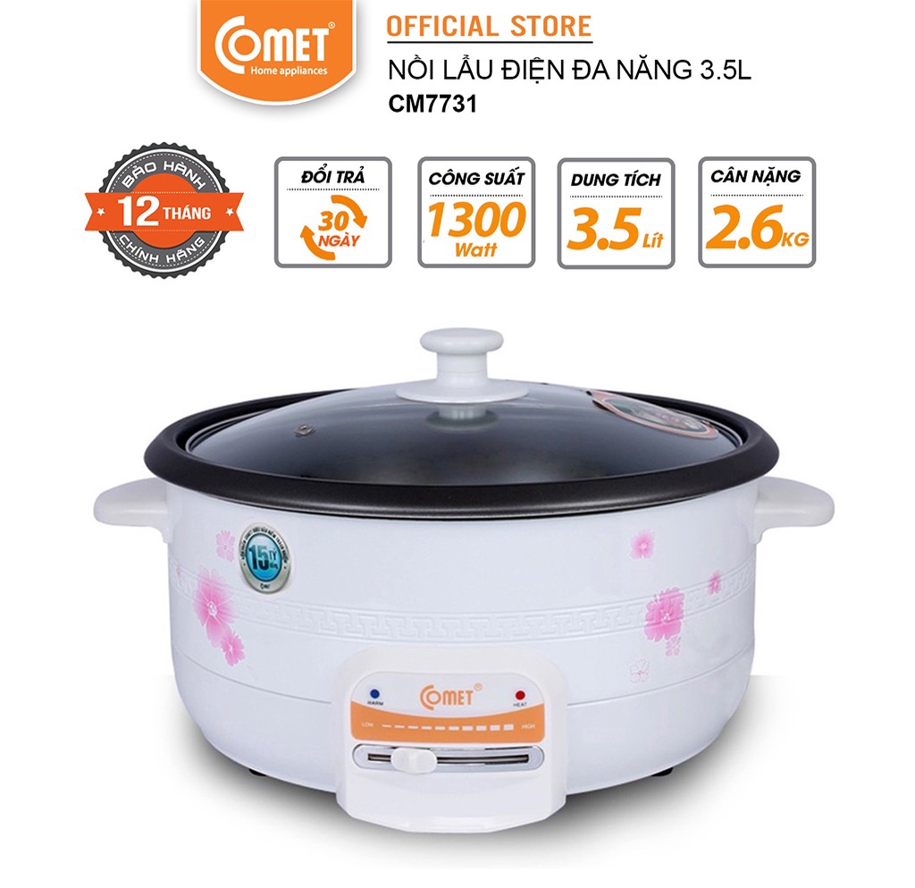 Nồi lẩu điện comet - cm7731