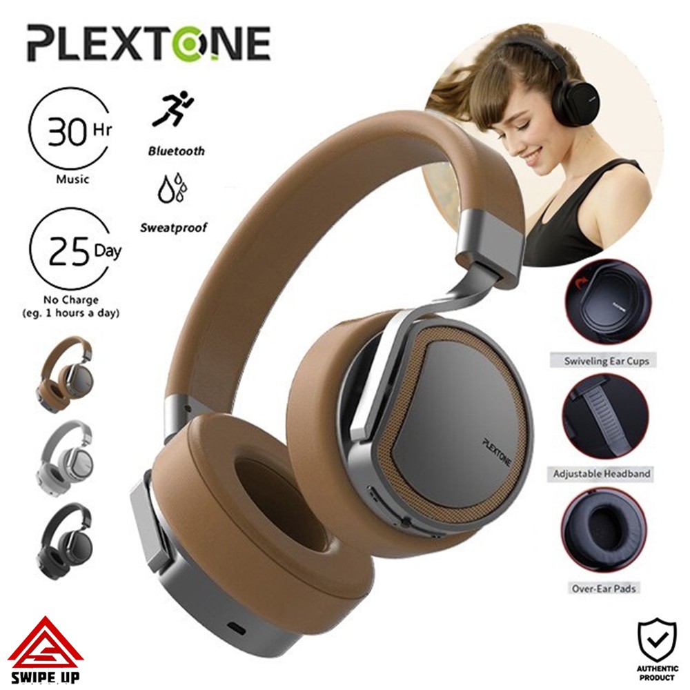 Bt270 premium plextone Bluetooth headset, 8GB internal storage, aux 3.5mm
