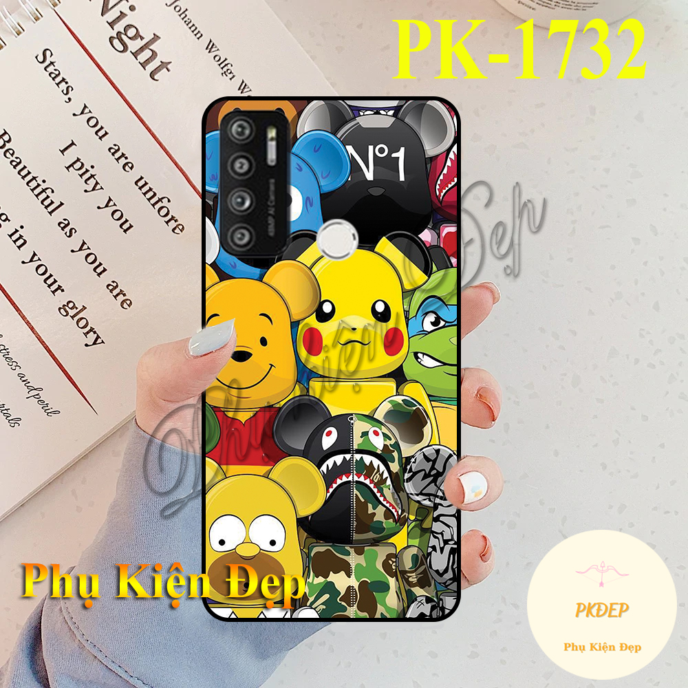 Ốp lưng Vsmart Live 4 - Ốp dẻo đen in hình Random
