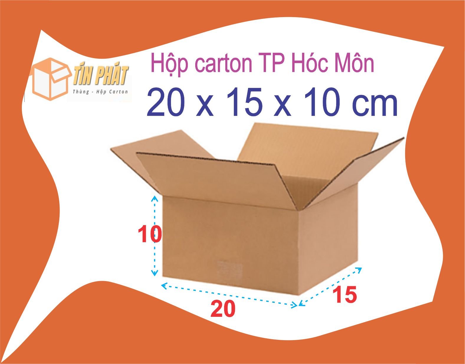 20 x 15 x 10 combo 50 hộp carton đóng hàng giá rẻ