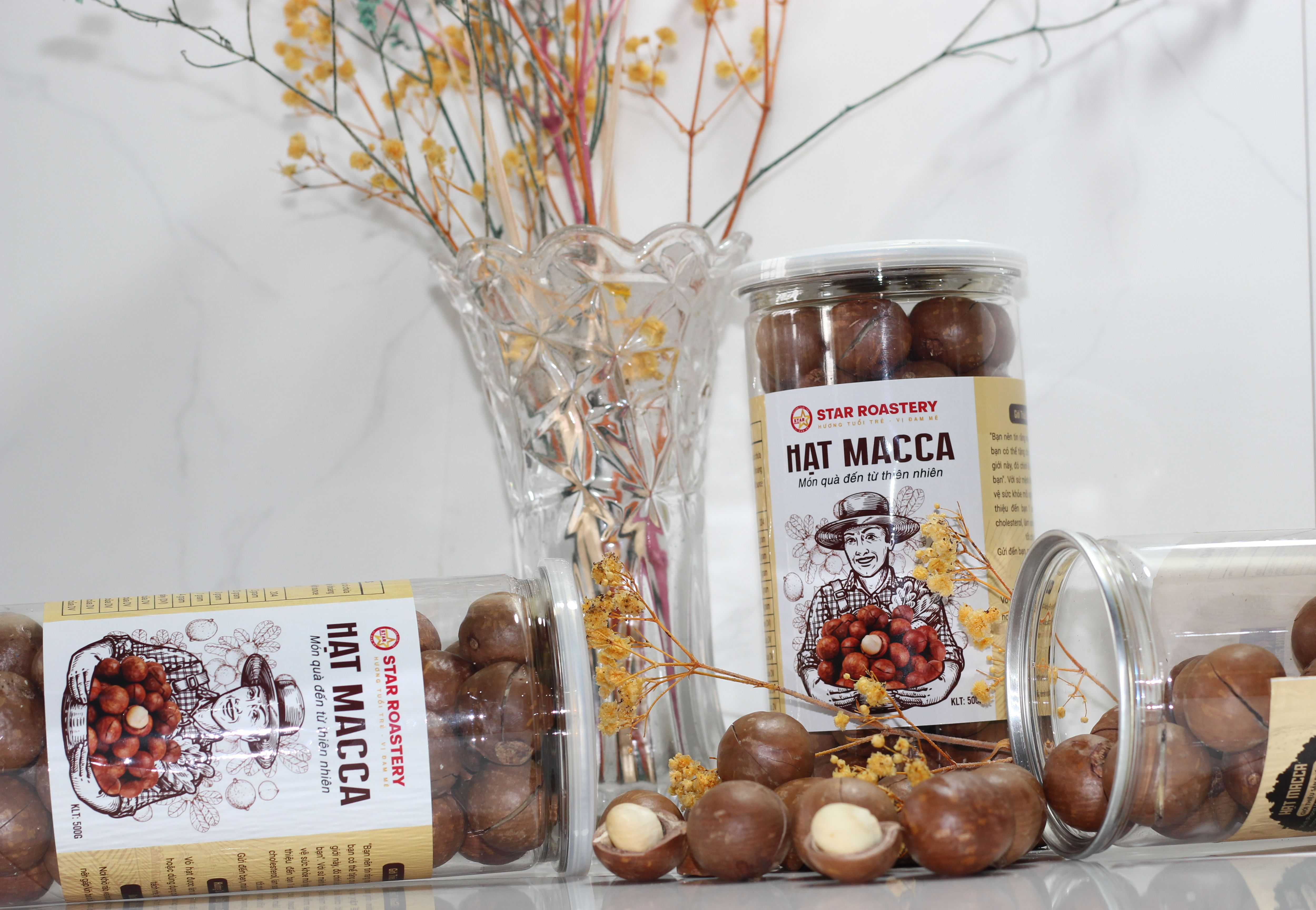Hạt macca 500g size l