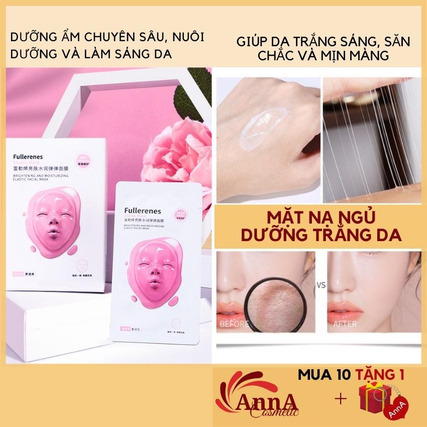 Combo 5 Gói Mặt Nạ Ngủ Fullerene Mặt Nạ Nội Địa Trung Dưỡng Ẩm Phục Hồi Collagen Trắng Sáng Hankey-AnnA.Cosmetic