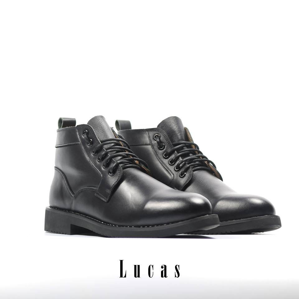 Giày Đốc cổ lửng da bò công sở Đốc.588 lửng Lucas Shoes