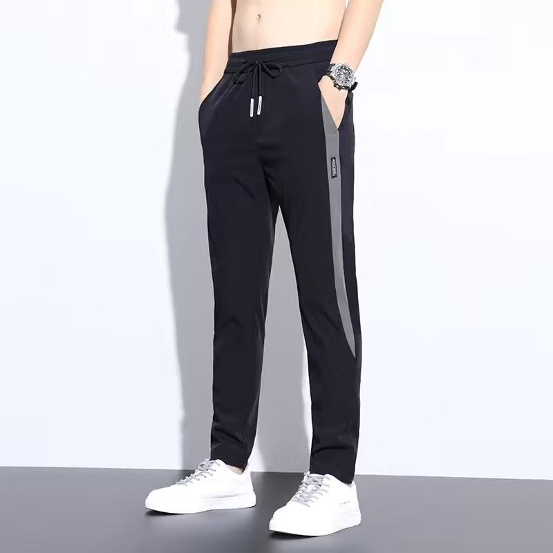  Quần Jogger Nam Thể Thao Co Giãn – Dáng Xuông Phối Sọc Thời Trang Mặc Cực Mát có big size 