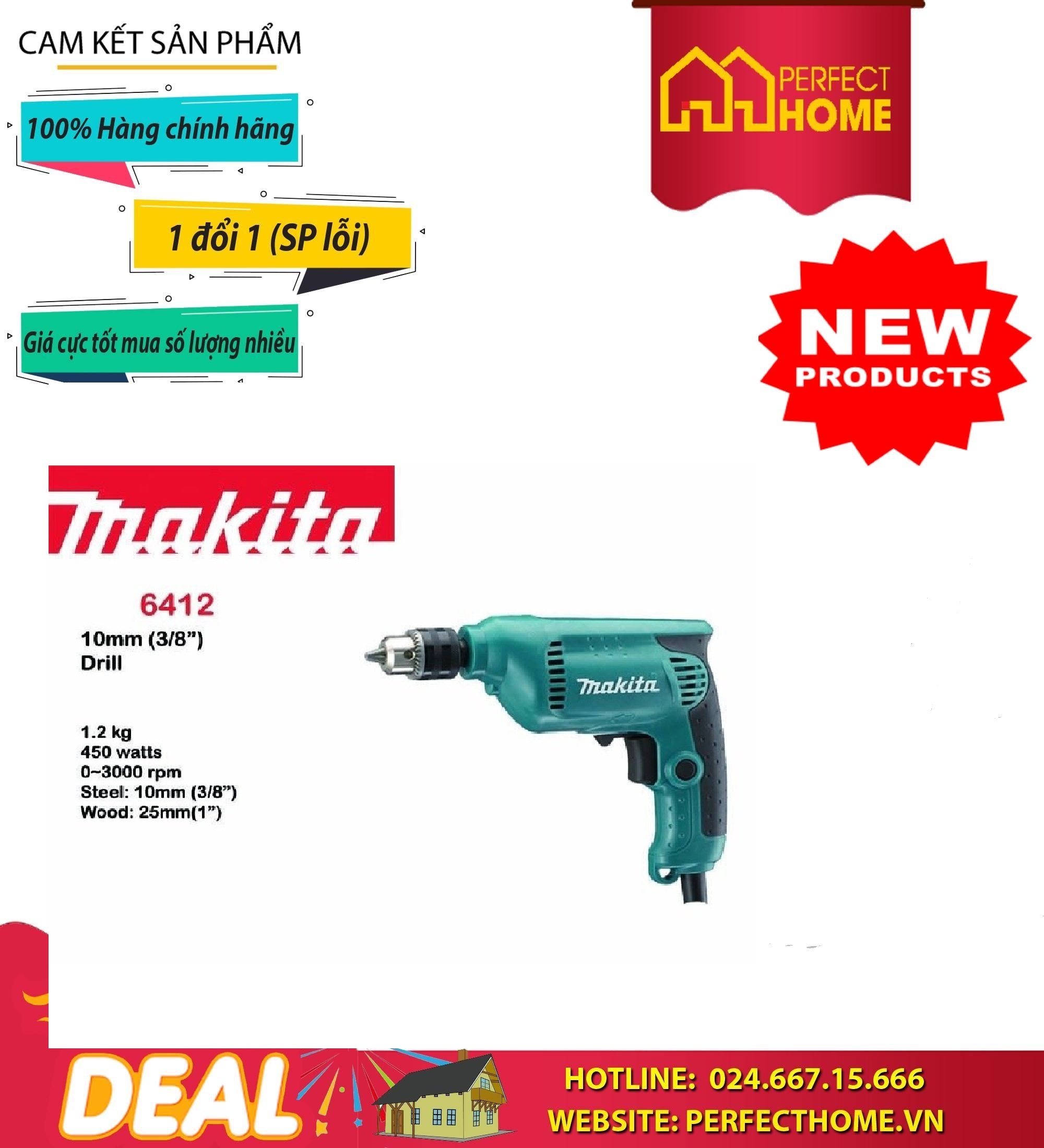 Máy khoan makita 6412