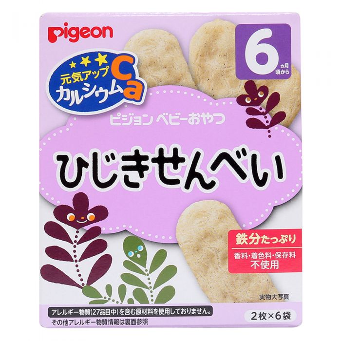 Bánh ăn dặm Pigeon 6M- Vị tảo biển 13366