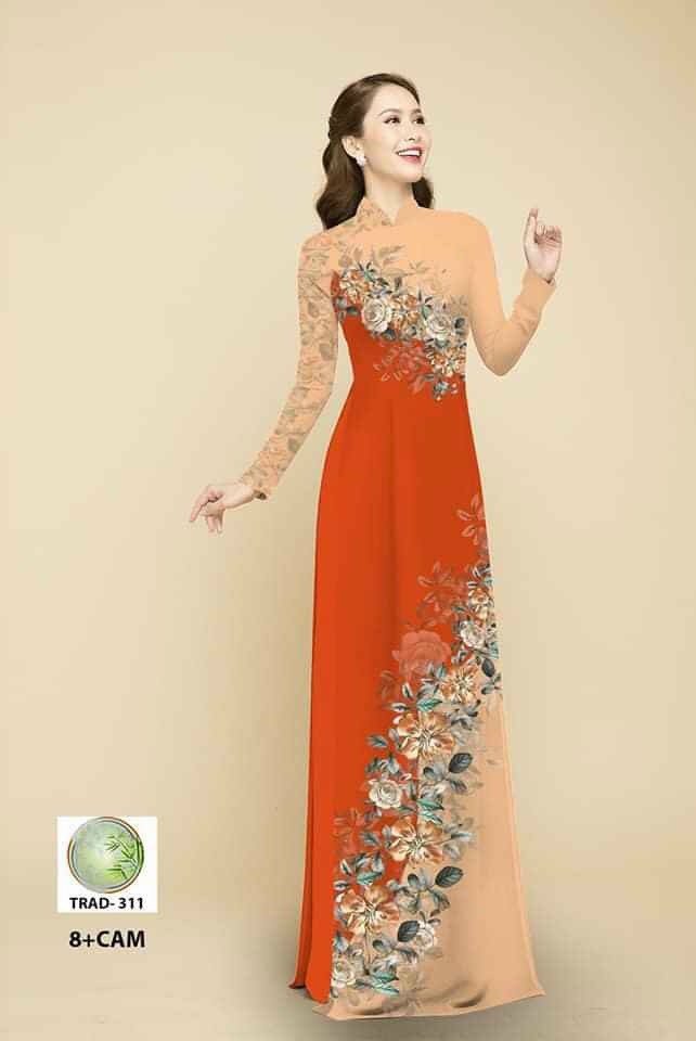 Áo dài truyền thống cả bộ: ad12-t4