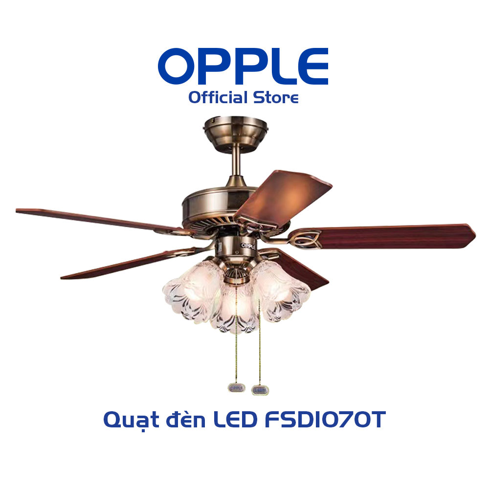 Quạt đèn led opple fsd1070t - nét đẹp cổ điển