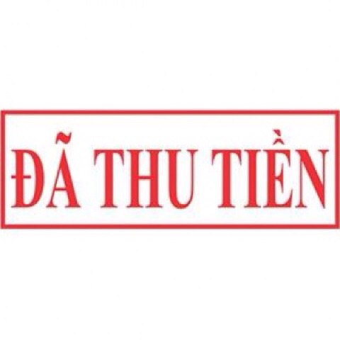 MỘC dấu  SHINY ĐÃ THU TIỀN