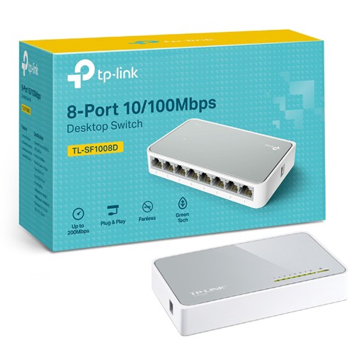 Switch 8 port TPlink ,hub chia 8 cổng mạng lan, chất lượng cao, hàng chính hãng