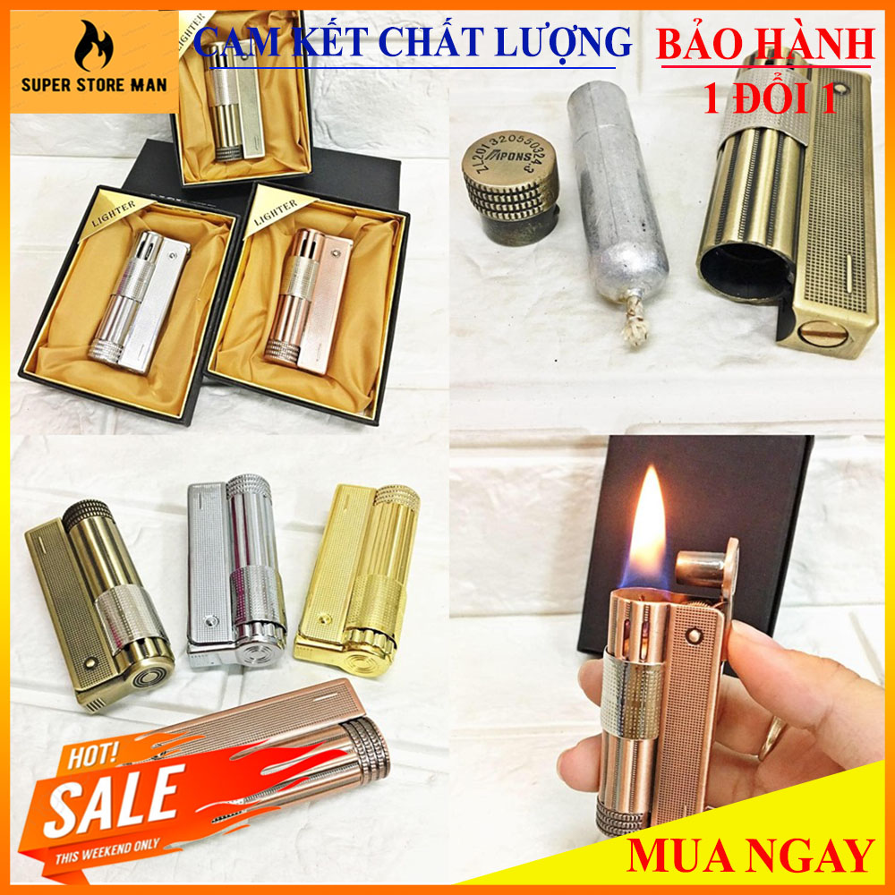 [NGUYÊN HỘP] Bật Lửa, Hộp Quẹt Cối Xăng’đá Cổ Cao Cấp - IMCO Cổ Điển – Mẫu Cối Cổ Điển Kim Loại - Xài Xăng’ Cực Chất