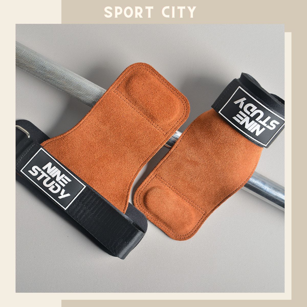 (2 cái) Găng tay tập GYM đệm 4mm, bao tay hỗ trợ Deadlift, Squad, kéo xô, găng tay chống chai - Sportcity