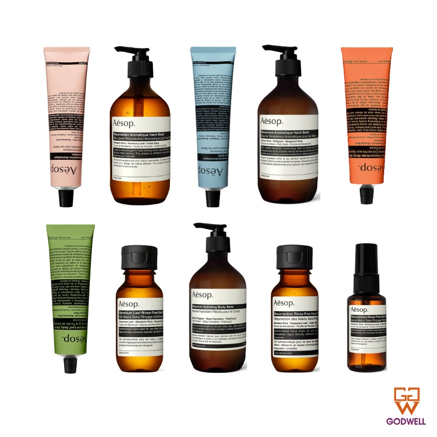 Gel rửa tay làm sạch dịu nhẹ AESOP Hand Wash nhiều mùi