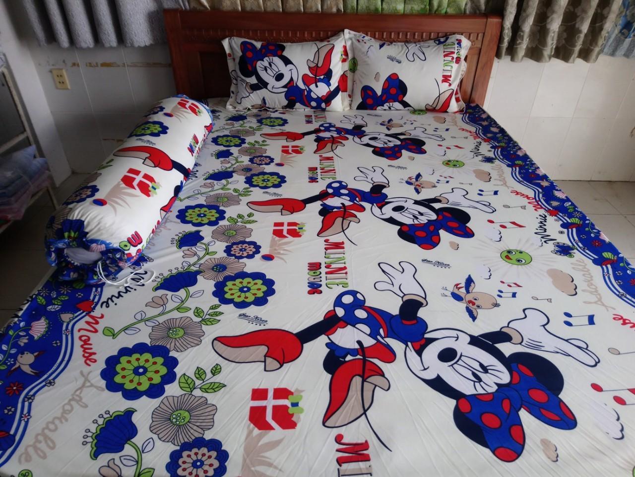 Bộ dra thun lạnh hàn quốc 1m8 x 2m