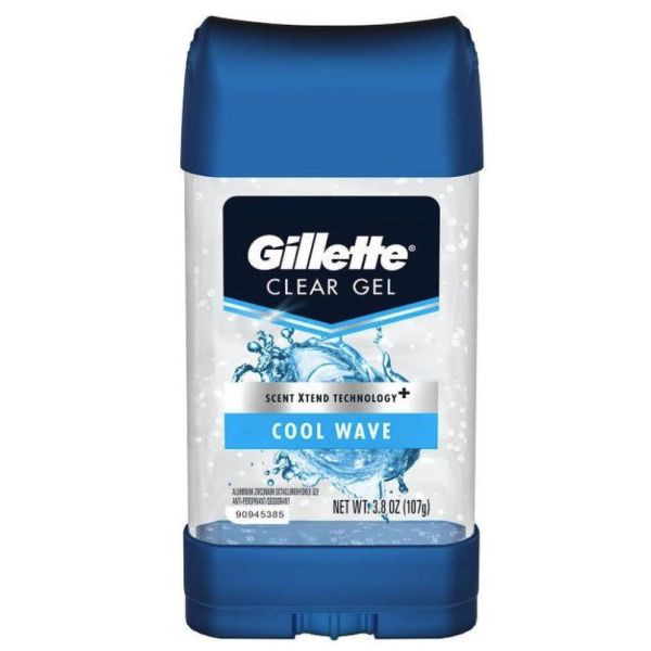 Lăn khử mùi nam Gillette Endurance Clear Gel Cool Wave 107g