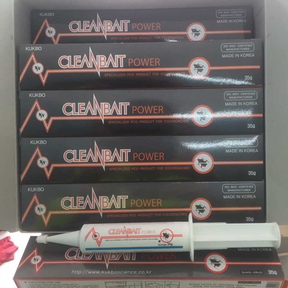 thuốc diệt Gián Đức CLEANBAIT POWER dạng tuýp bôi 35 g