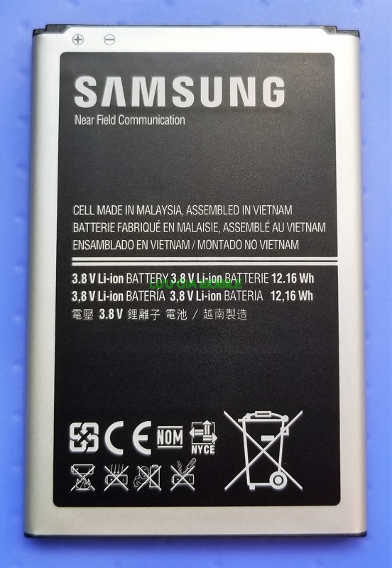 Pin samsung galaxy note 3 zin công ty n900