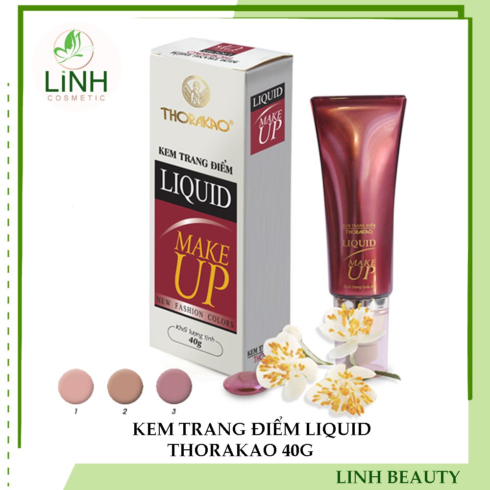 Kem trang điểm Liquid Thorakao 40g, cam kết hàng đúng mô tả, chất lượng đảm bảo an toàn đến sức khỏe người sử dụng, đa dạng mẫu mã, màu sắc, kích cỡ