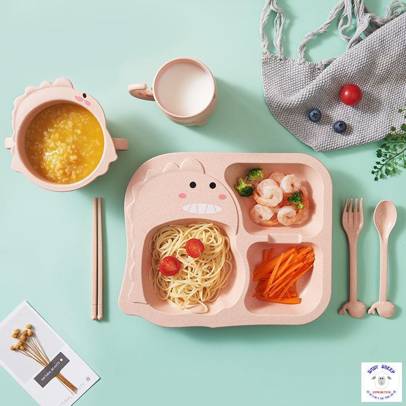 Khay ăn dặm cho bé yêu( khủng long 6 món ngộ nghĩnh ) , bảo hành tất cả các sản phẩm bán ra cho khách hàng đúng như mô tả, đổi mới nếu lỗi do nhà sản xuất