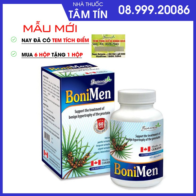 Bonimen - tích điểm mua 6 tặng 1