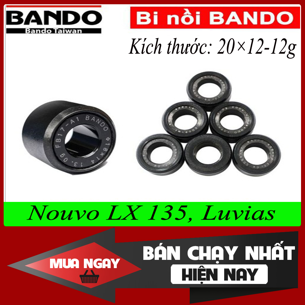 [HCM]Bi  nồi Bando dành cho xe Nouvo LX 135 Luvias (Mã số 20×12-12g)