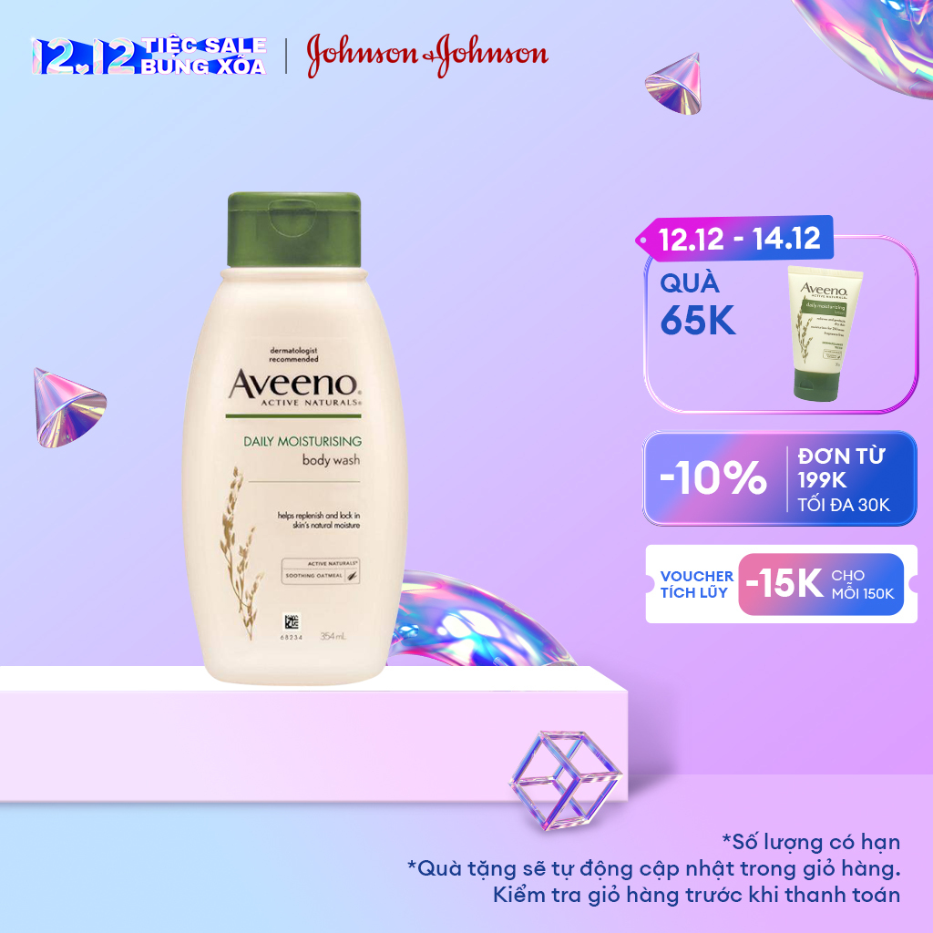 Sữa tắm Aveeno dưỡng ẩm hàng ngày 354ml